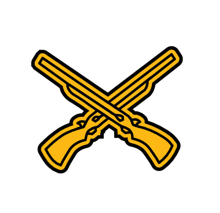 ROTC-Crossed Rifles