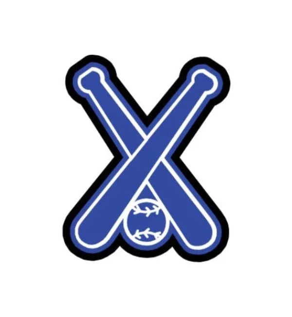 Athletics-Baseball/Softball Crossed Bats w/ Ball 1