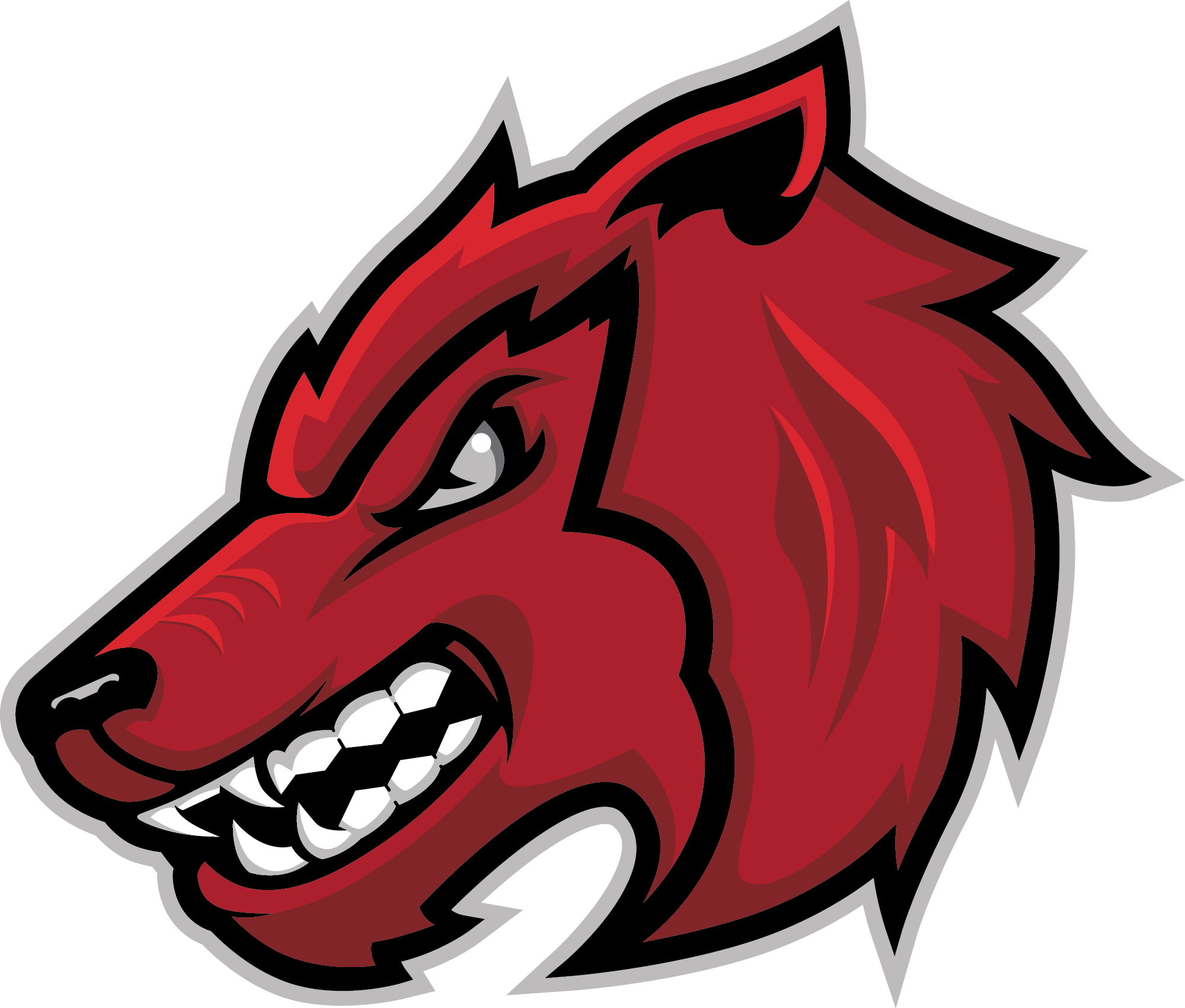 Mascot-Weiss Wolf